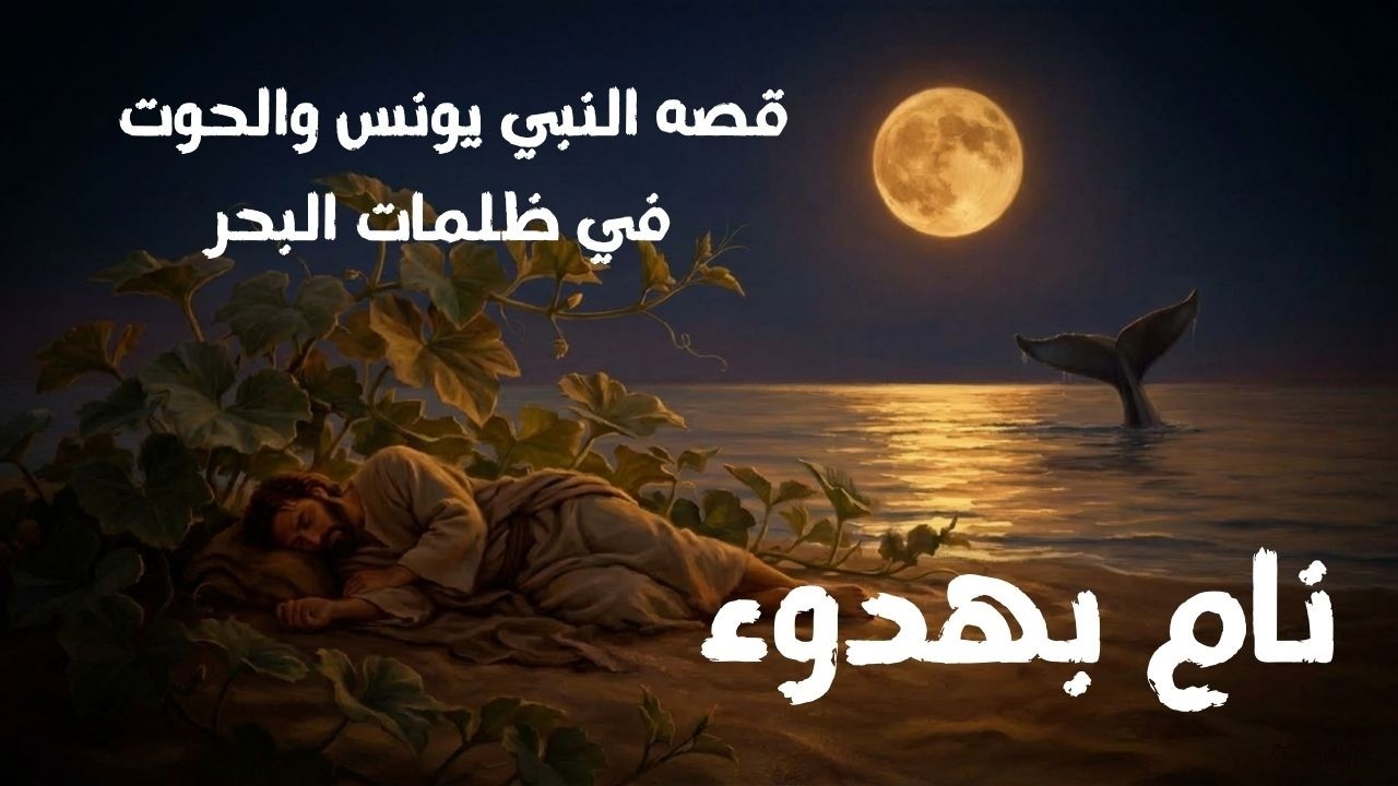 في ظلمات البحر | قصة النبي يونس للنوم العميق والطمأنينة🌙 لتنام بهدوء
