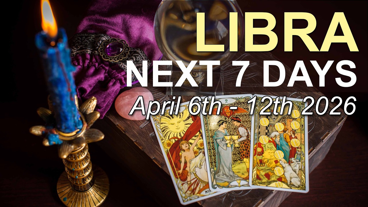 LIBRA Weekly Tarot &lsquo;A BIG MOVE IN THE RIGHT DIRECTION!&rsquo; April 6 - 12 2026 Intuitive Spiritual Guidan
