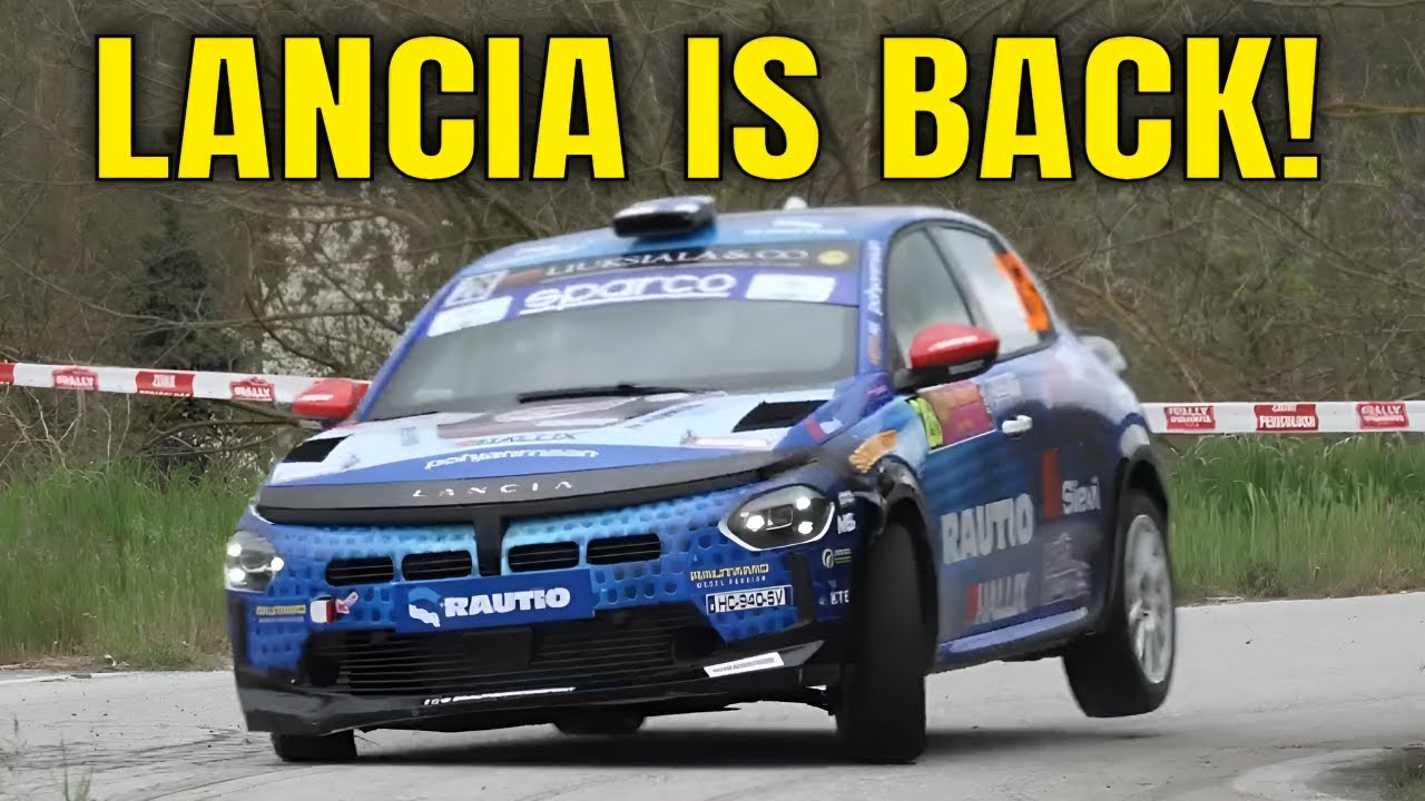 Lancia Ypsilon Rally4 HF Exhaust Sound at Rally Regione Piemonte 2025