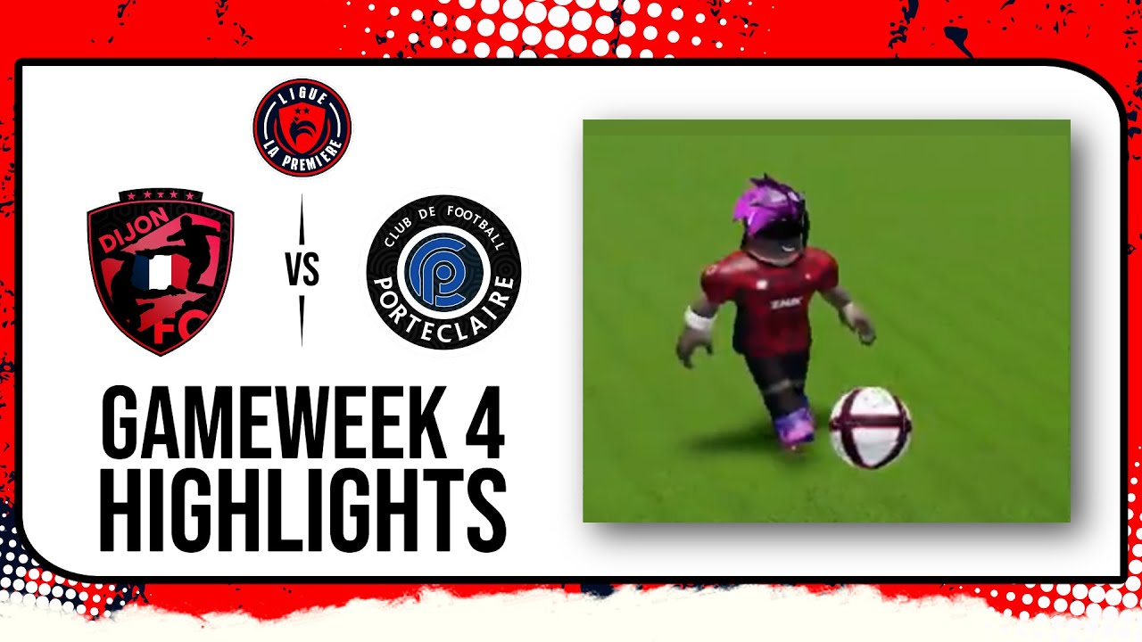 Club de Dijon vs F.C. Porteclaire | RFL S1 - Ligue La Première [GW4]