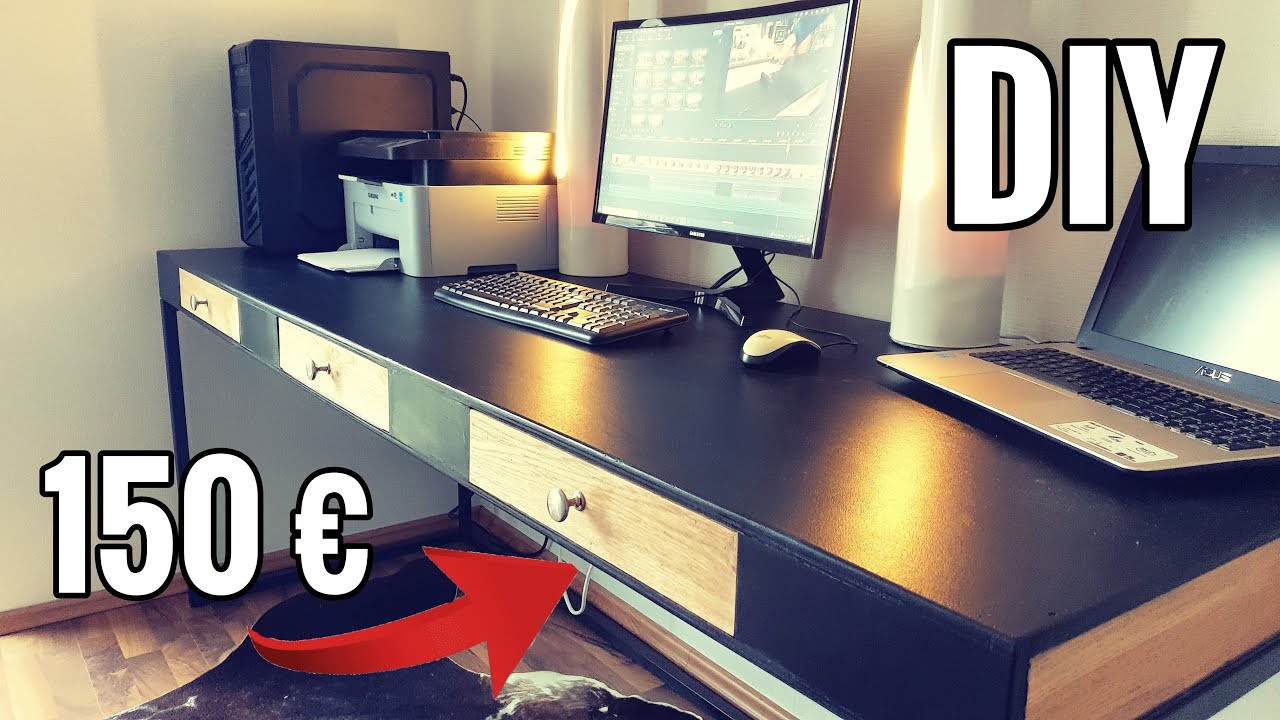 Diesen Schreibtisch für 150 Euro  selber bauen