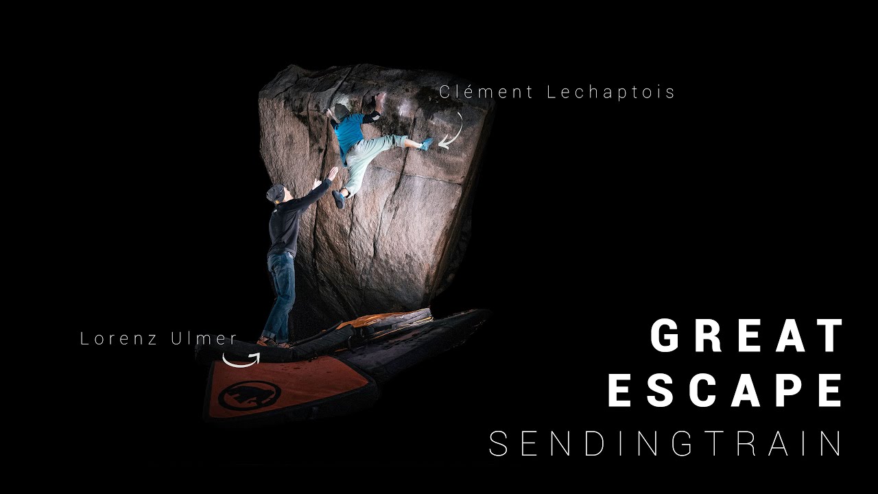 Great Escape [ 8B / V13 ] in Cresciano Lorenz Ulmer and Cl&eacute;ment Lechaptois