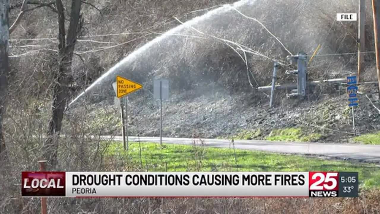 Peoria Fire Chief: Drought conditions brought on more brush fires than usual for winter