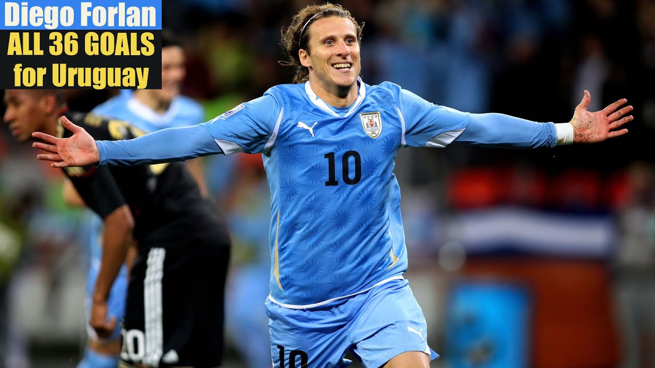 Diego Forlan ◉ All 36 Goals for Uruguay 🇺🇾