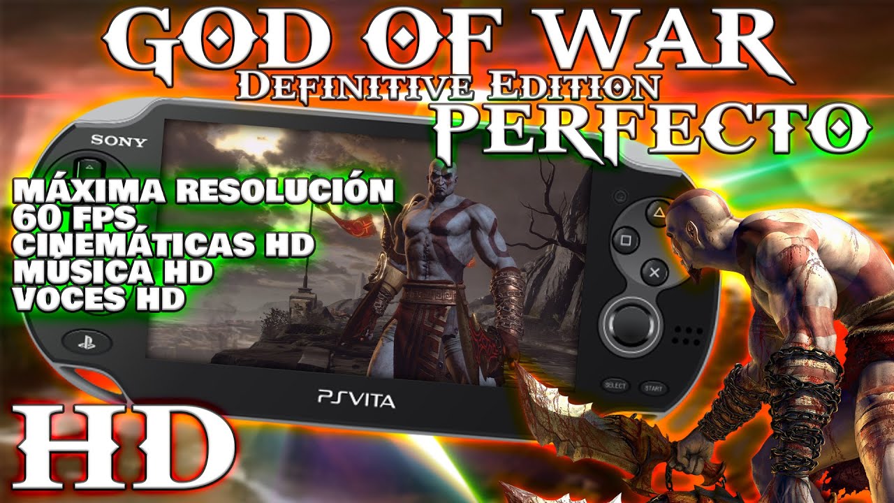 God of War para PS VITA ahora es PERFECTO! a 60 FPS Y Resolución NATIVA!