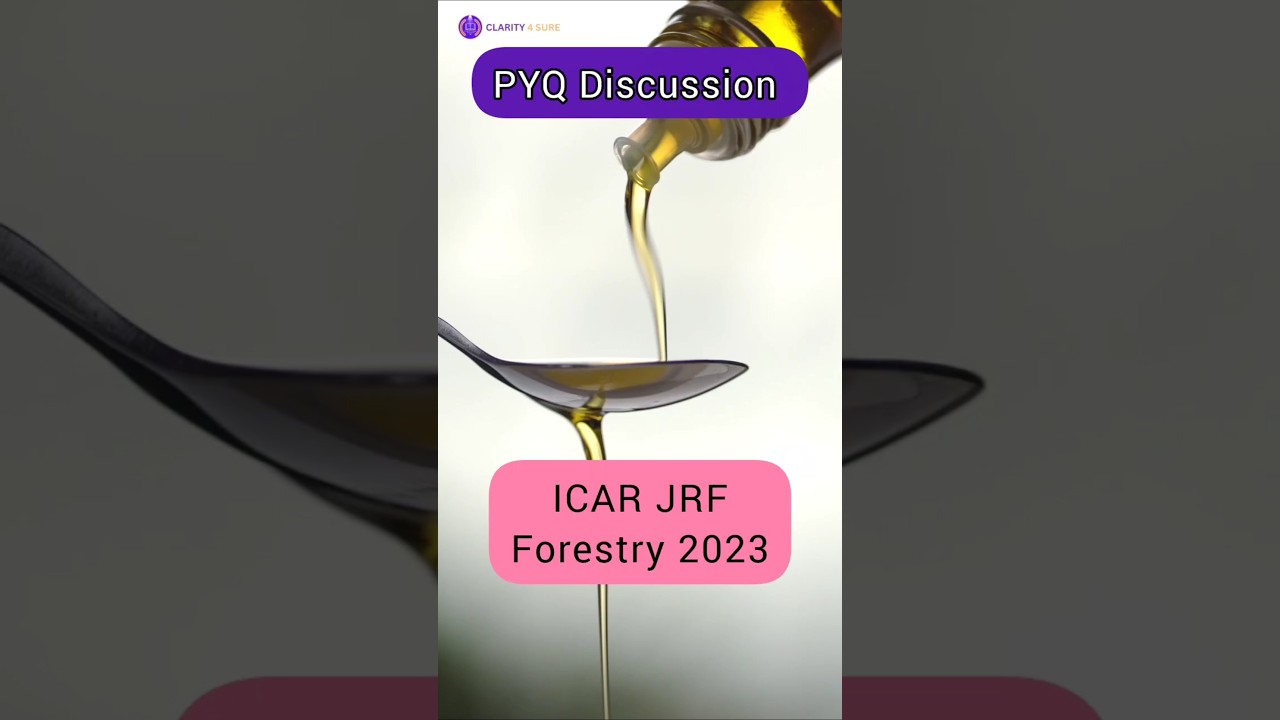 PYQs decoded - ICAR JRF 2023 - Why Are Crops Pungent? | @AgriClarity