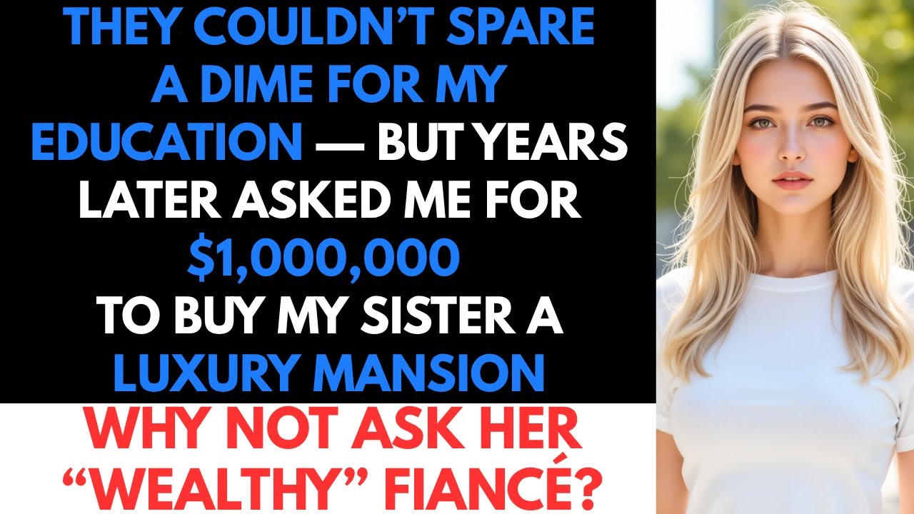 My Parents Refused to Help Me Go to College, But Years Later Expected Me to Hand Over $1M for My...
