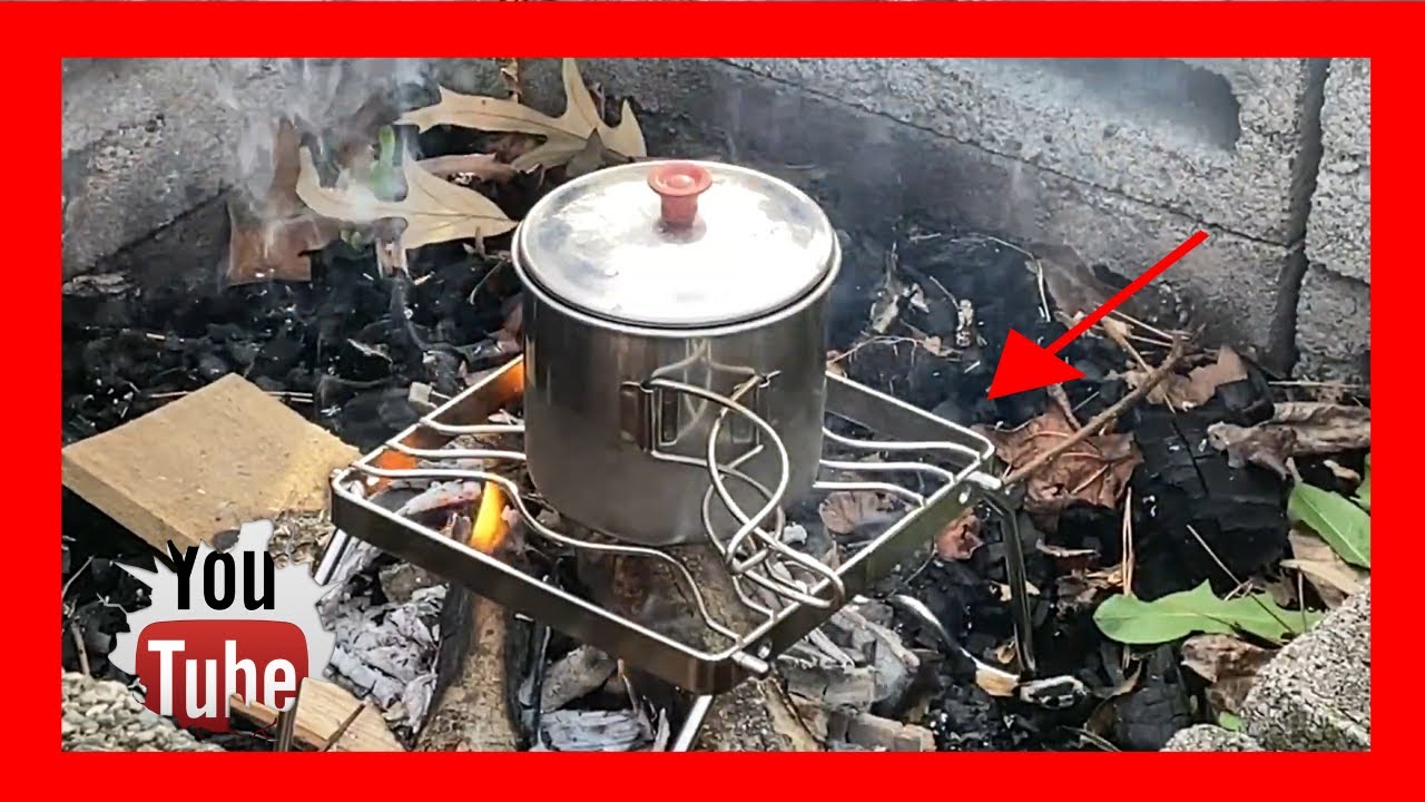 Bushcrafting Campfire Grill / Stove Campingmoon