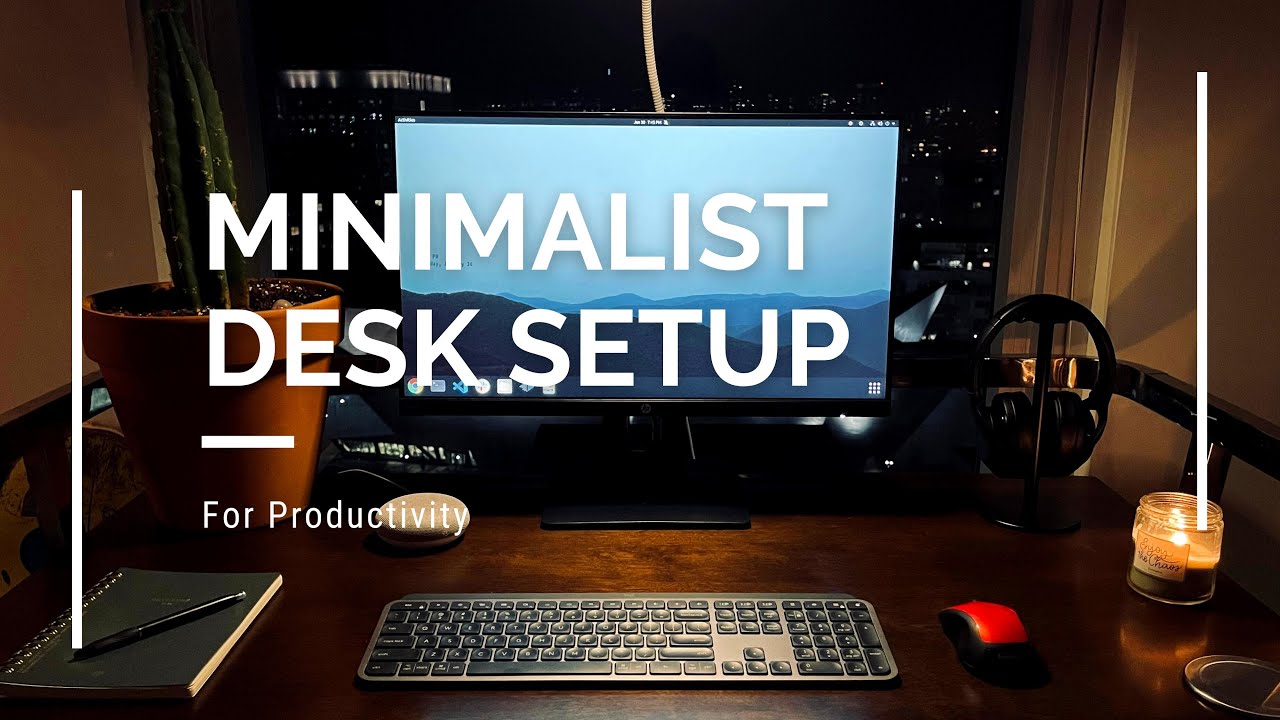 Cheap Minimalist Desk Setup For Productivity