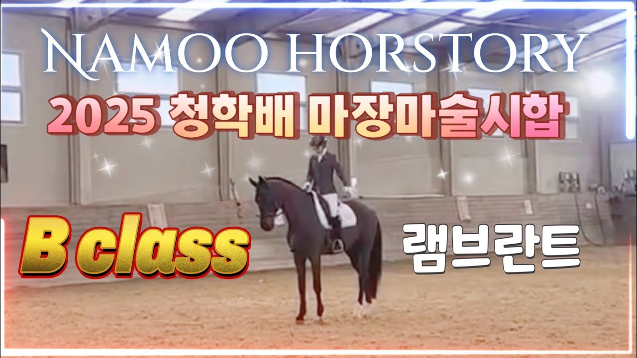 [나무승마] 2025 청학배 마장마술시합 | Bclass | 램브란트