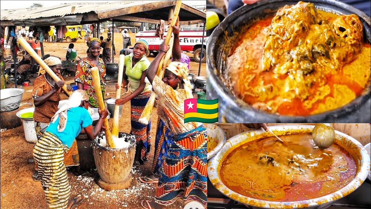 Most delicious  and popular African 🌍street food tour Sokode North Togo🇹🇬 West Africa