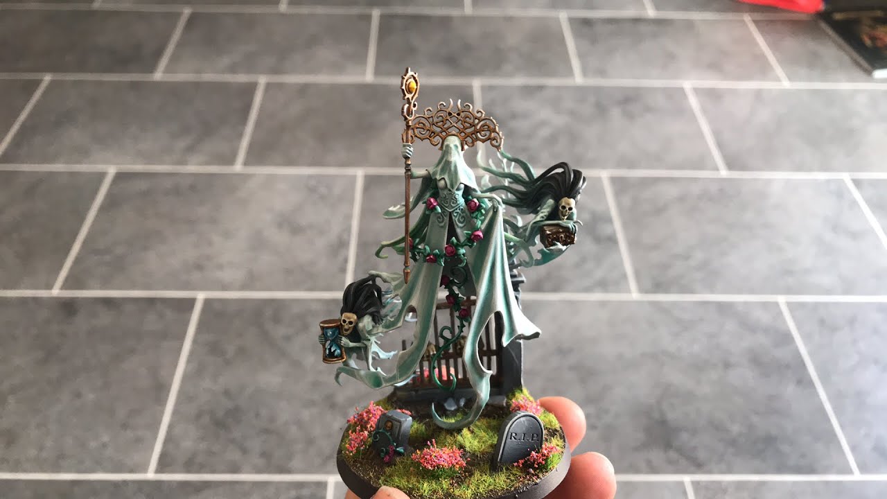 Nighthaunt Lady Olynder (how i painted her)