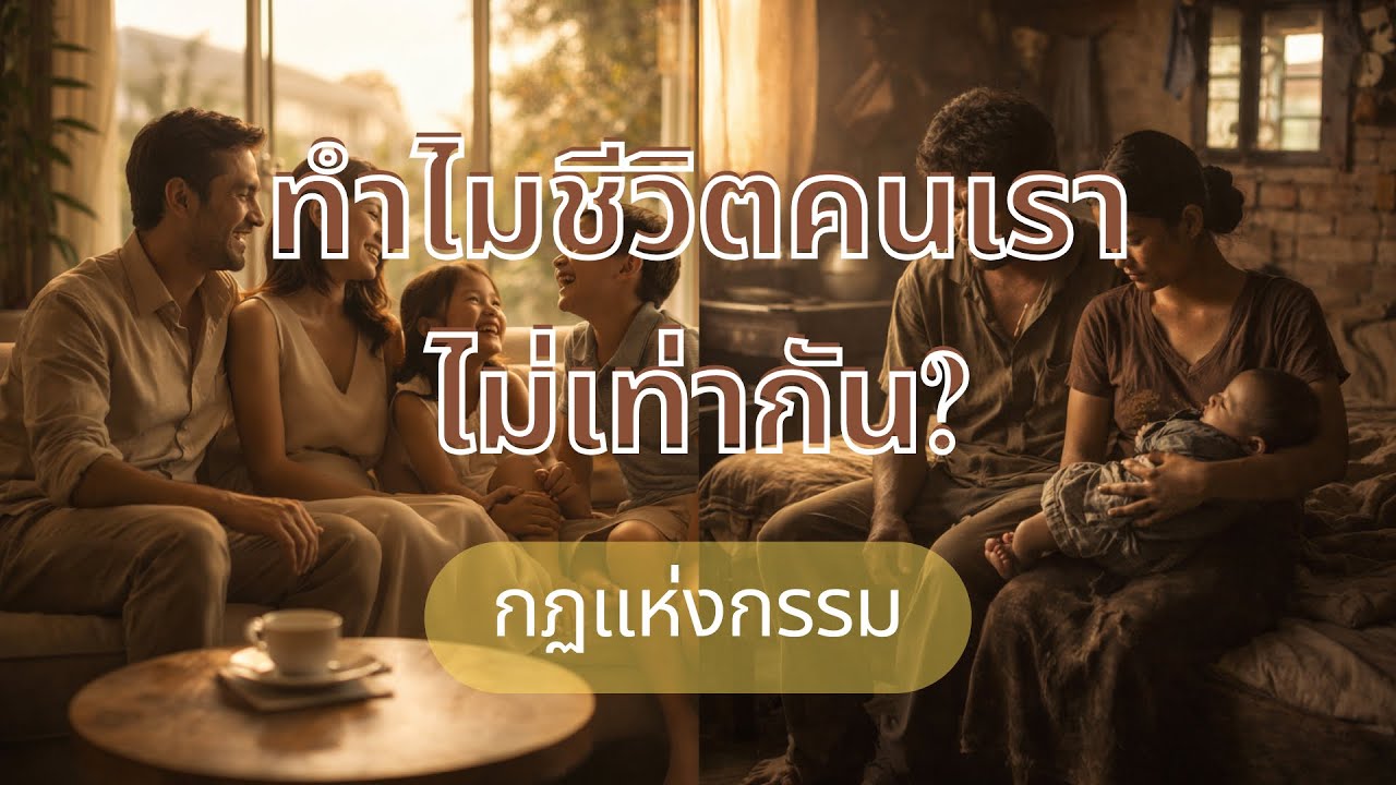 กฎแห่งกรรม: ทำไมชีวิตไม่เท่ากัน? ความจริงที่คุณควรรู้ คริป5นาที