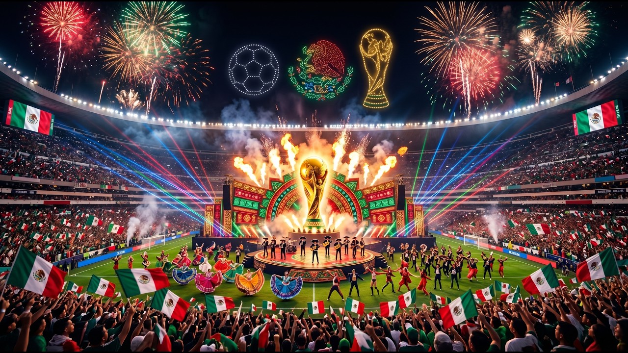 World Cup Opening Ceremony Anthem 2026: Stunning Dance and Fireworks Spectacle - Full Event 4K