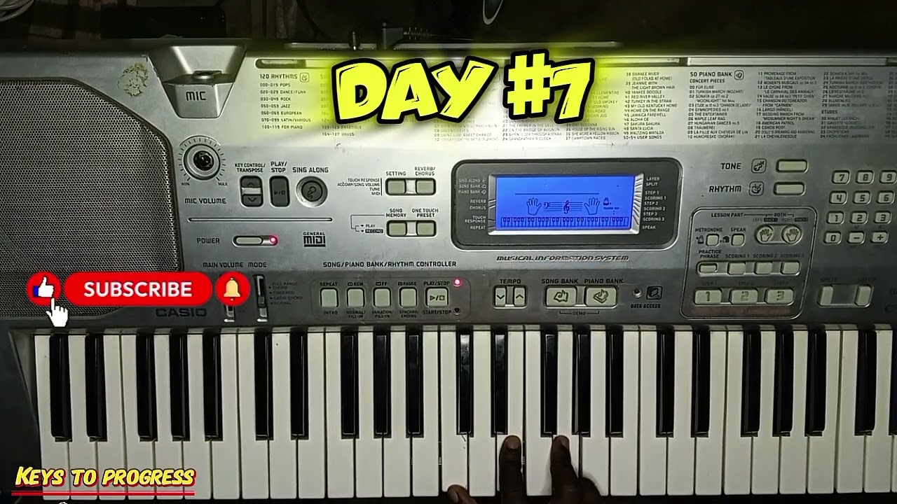 DAY 7 OF 30 DAYS PIANO CHALLENGE 