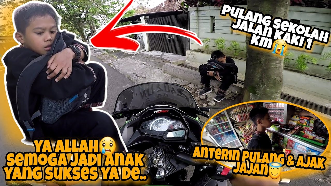 KASIHAN😭KETEMU ANAK KECIL INI DI PINGGIR JALAN-UANGNYA HILANG-PULANG SEKOLAH JALAN KAKI 1 KM LEBIH..