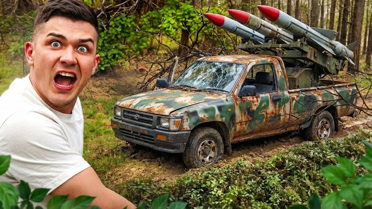 Нашли Заброшенный ВОЕННЫЙ ГРУЗОВИК С Ракетами&hellip; Это ЛОВУШКА?!