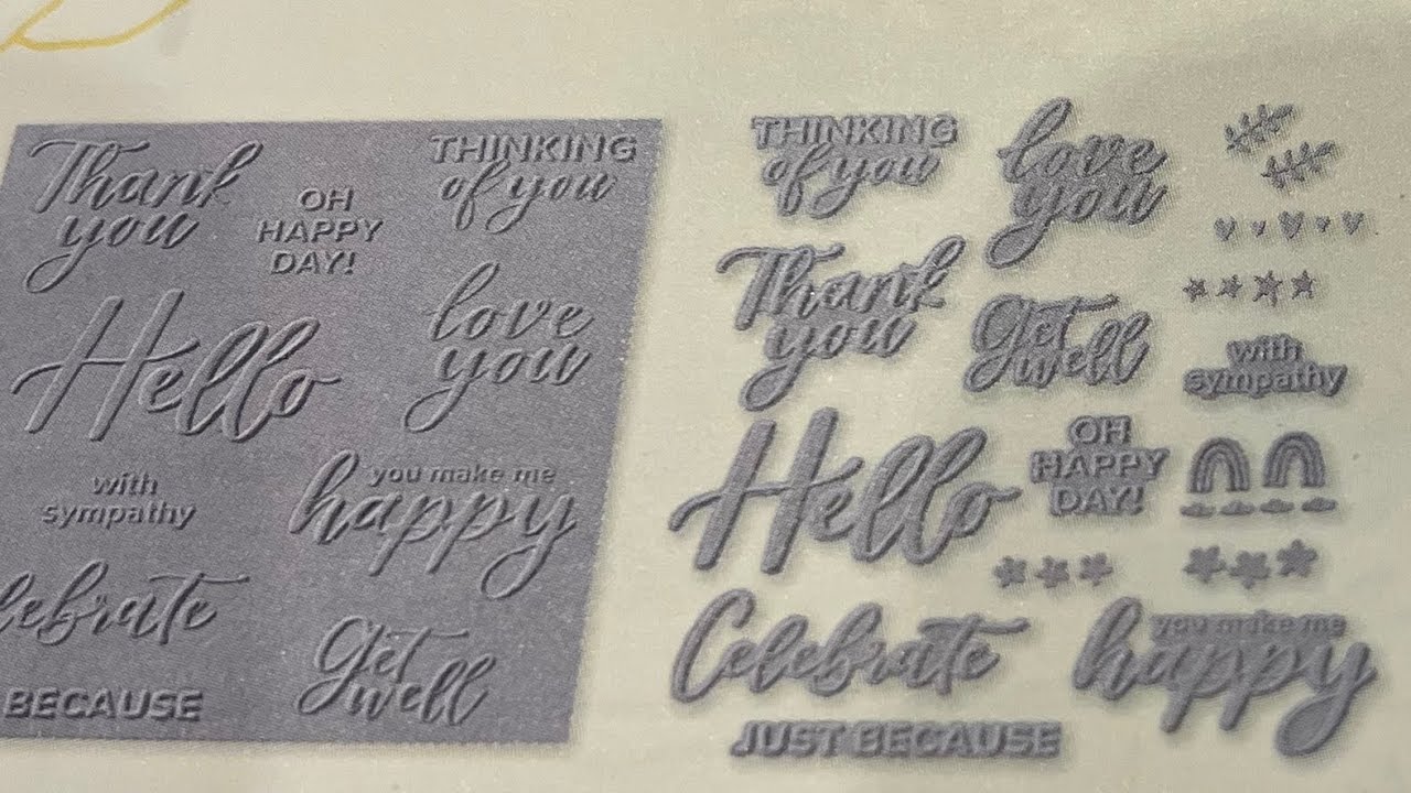 How to use your Hybrid Die And Embossing Stampin’Up!