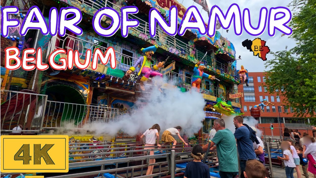 Namur Belgium 🇧🇪 | Fair of Namur | 4K HDR Walking Tour