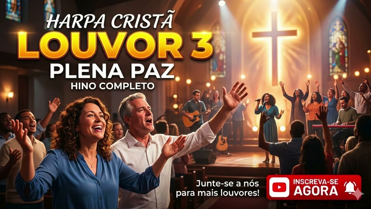 HARPA CRISTÃ 03 / OH GLORIA A MEU JESUS / Plena Paz