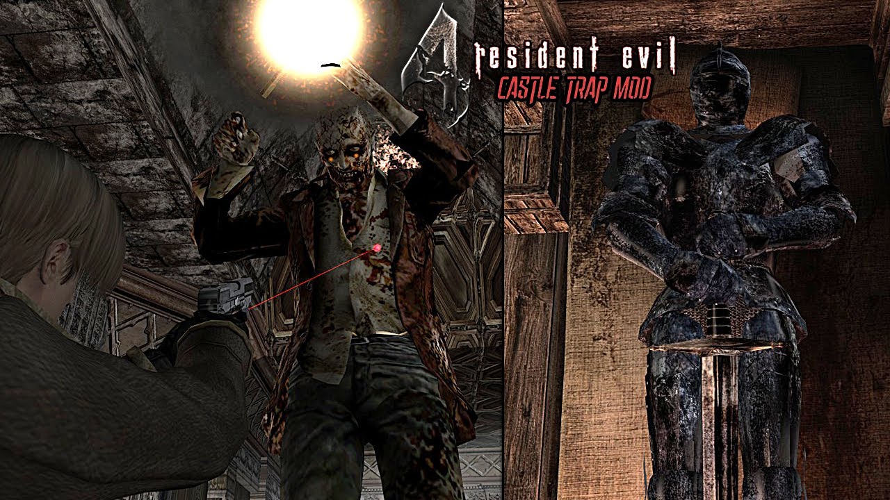 AKHIRNYA BISA MAININ MOD RE4 TERNIAT LAGI !! - RESIDENT EVIL 4 CASTLE TRAP MOD