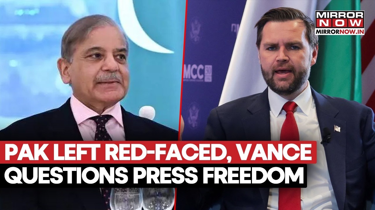 US Vice President Vance Slams Pakistan Press Freedom | 'Iran Deal Terms Delayed', Vance Reveals