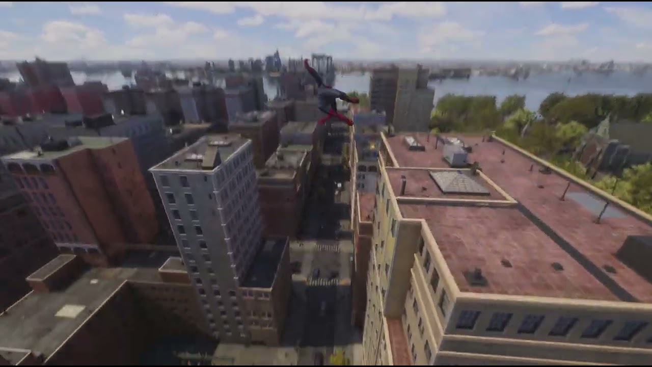 Marvel's Spider-Man 2 swinging