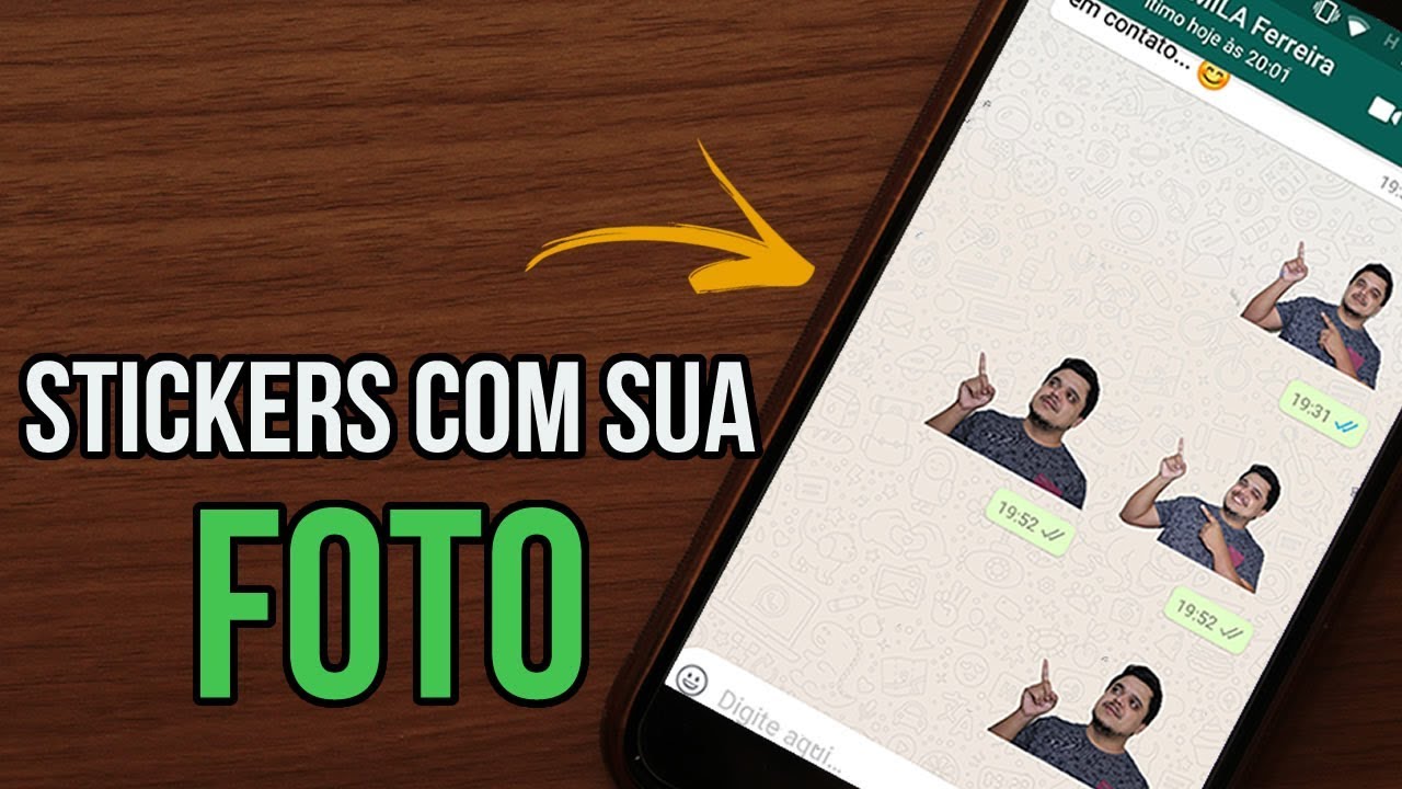 Como Fazer Figurinhas WhatsApp com sua Foto