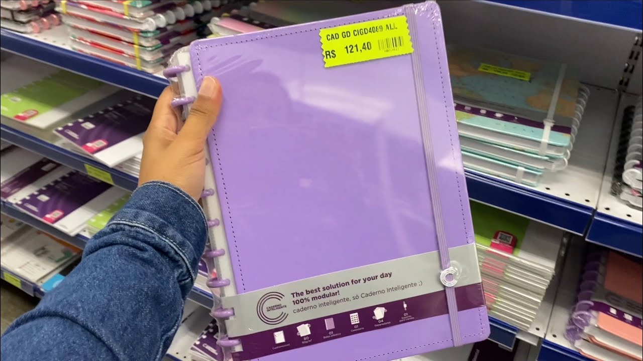 COMPRANDO MATERIAL ESCOLAR 2023 COMPLETO COM 500 REAIS (COM CADERNO INTELIGENTE E SEM MOCHILA)