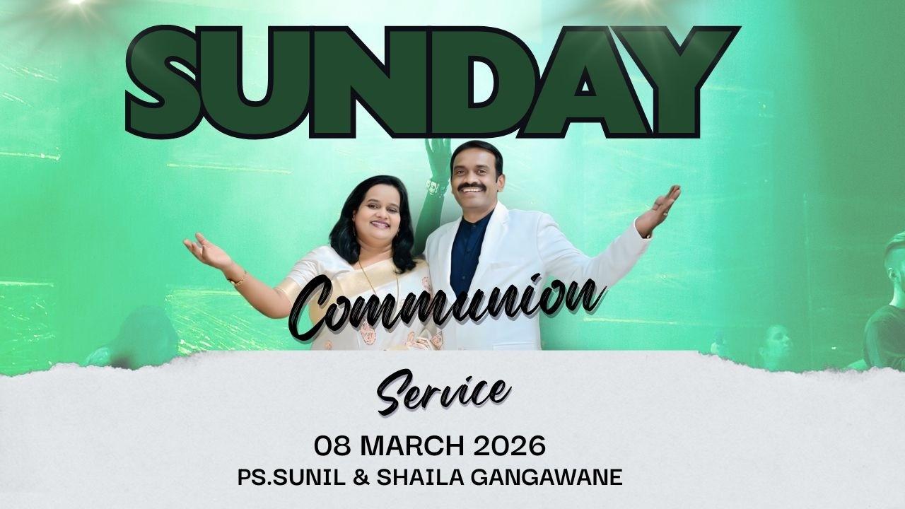 Sunday holy communion Service  | 08/03/26 | Pst. Sunil Gangawane | Vineyard Blessed Church