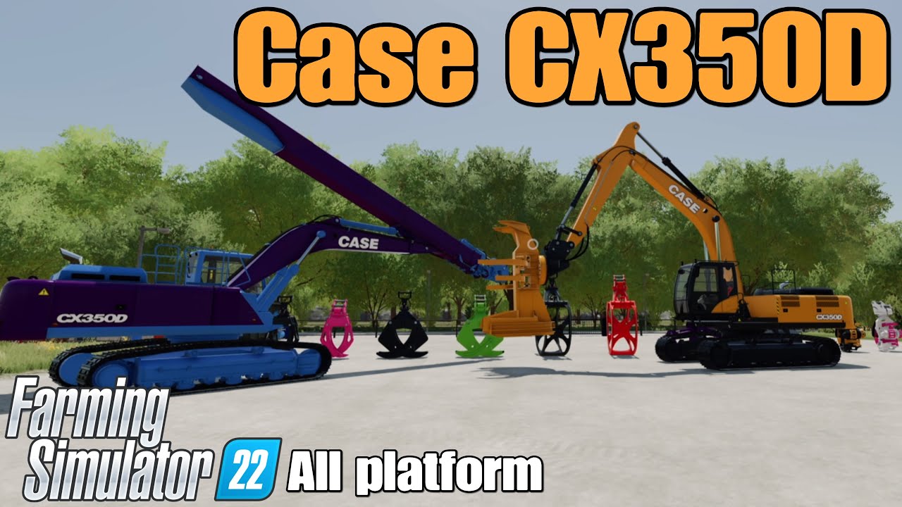 Case CX350D / FS22 mod for all platforms