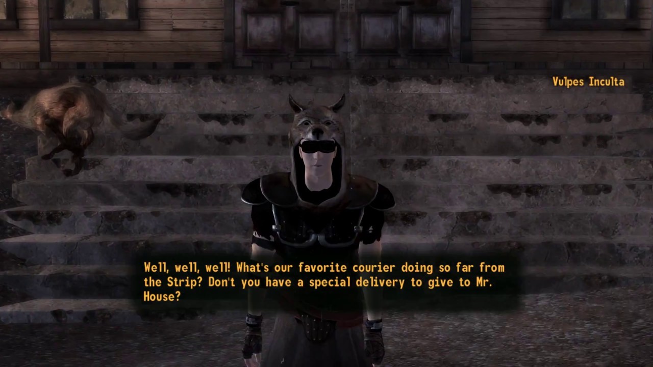 Fallout: New Vegas - Vulpes Inculta With Positive Reputation (Legionaire Courier)