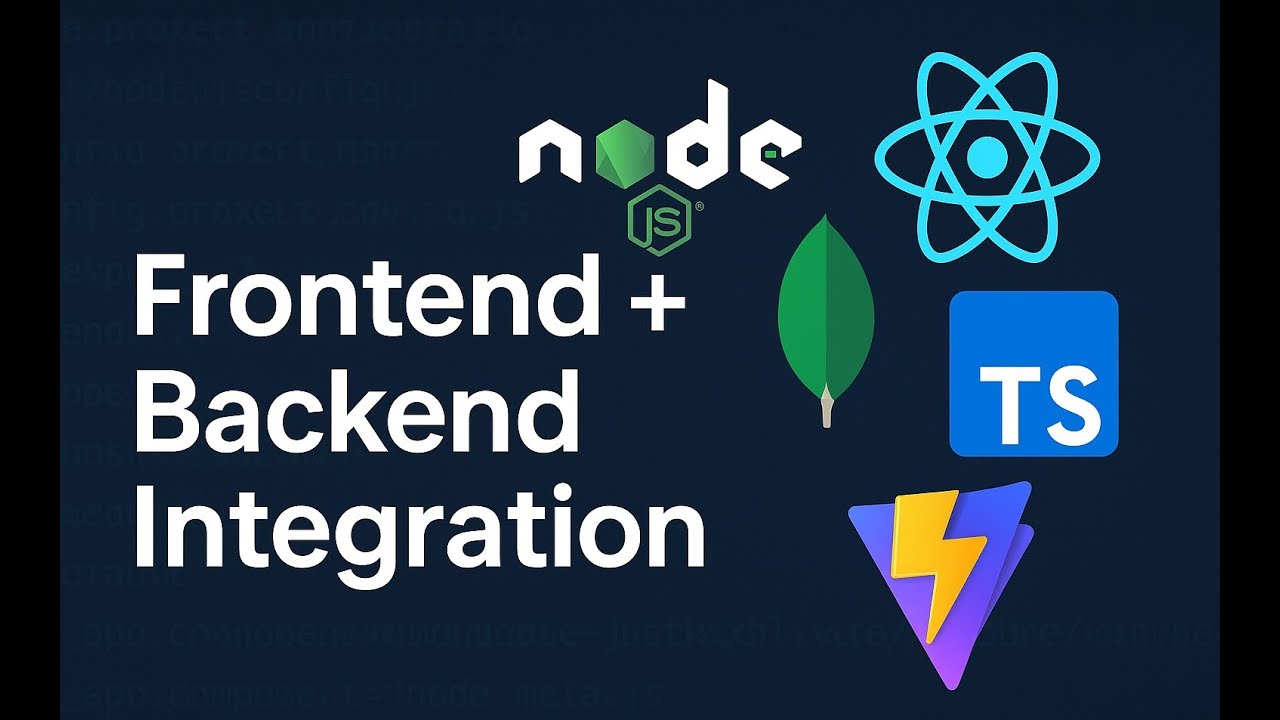 Integração Frontend e Backend com NodeJS, Mongoose, MongoDB e React com Vite e TypeScript