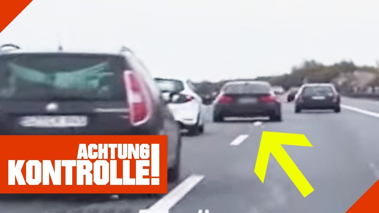 Getunter BMW auf Autobahn: Rücksichtsloses Überholen & Drängeln | Achtung Kontrolle | Kabel Eins