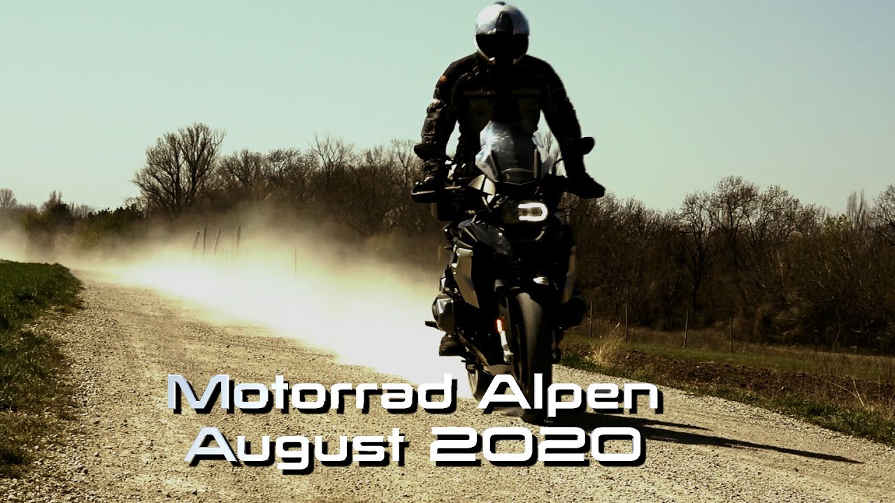 Motorrad Alpen August 2020