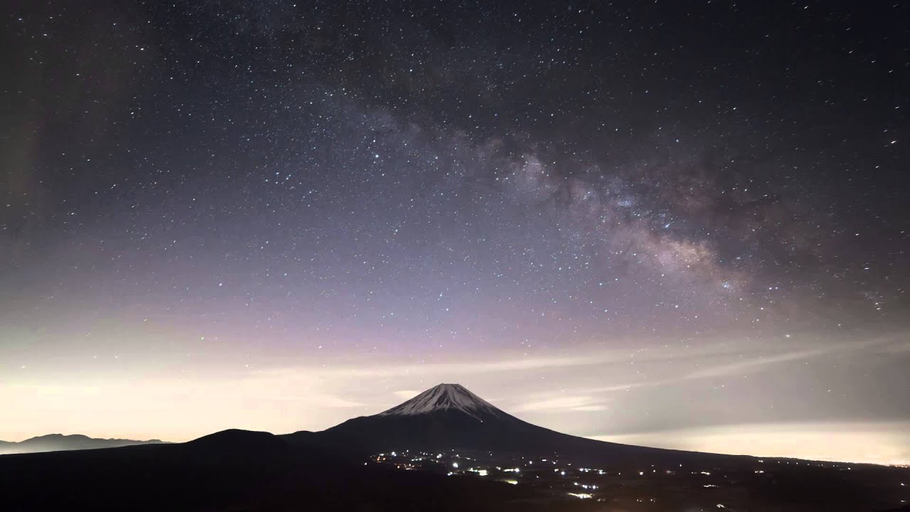 【昇る天の川】～美ヶ原高原と富士山麓から春の星空～