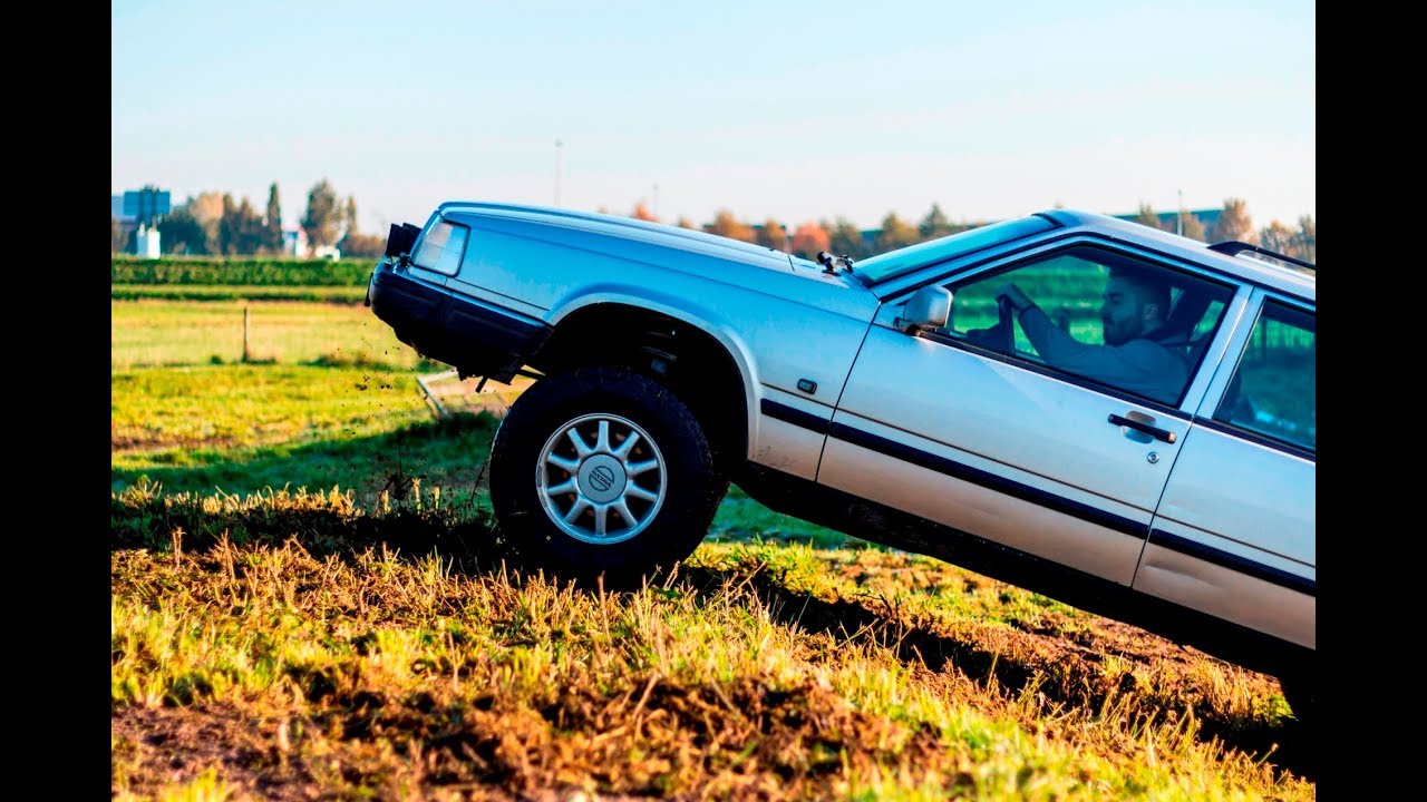 How To Lift a Volvo 940 5 Inches! - LucaCarMods.com