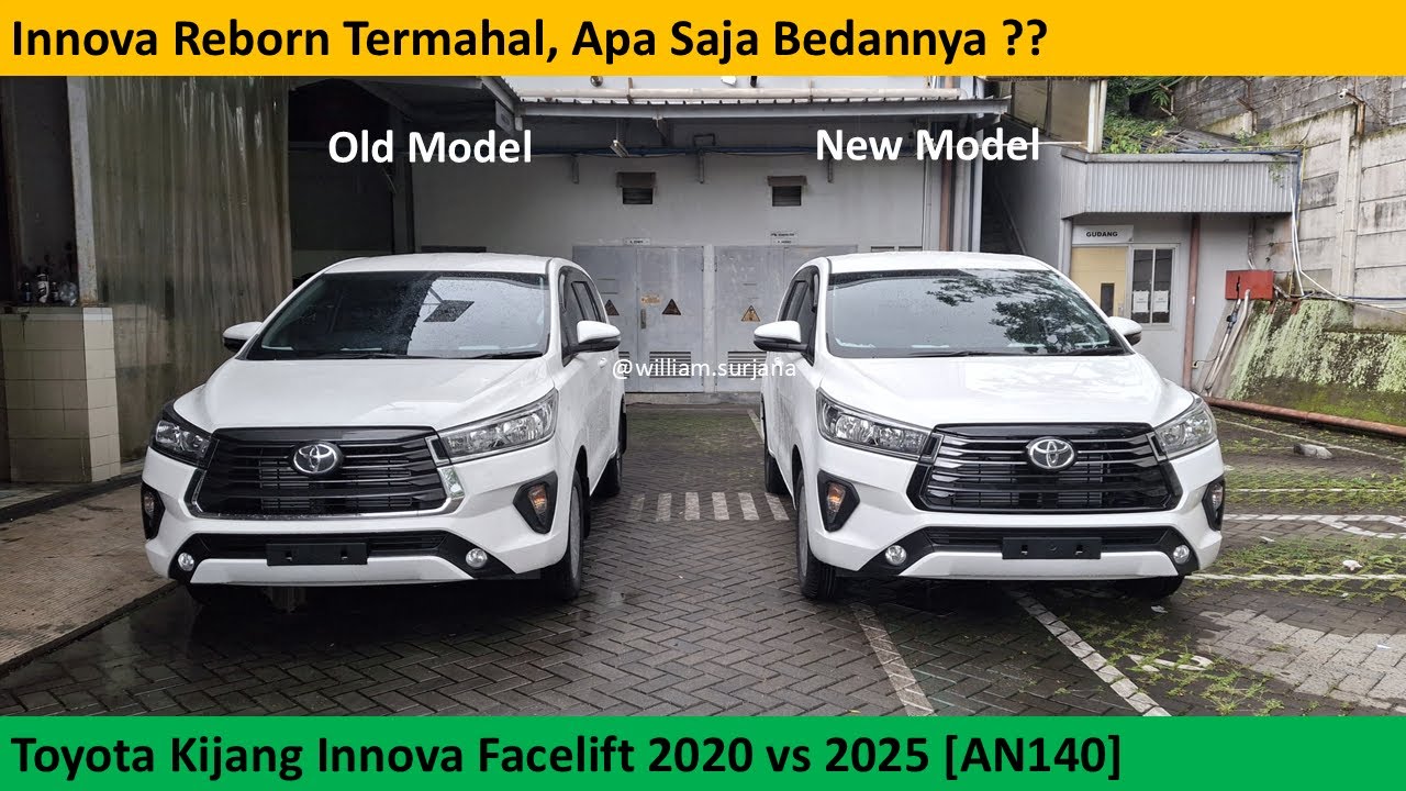 Toyota Kijang Innova Reborn Facelift 2020 vs Facelift Improvement 2025 | Apa Saja Bedanya
