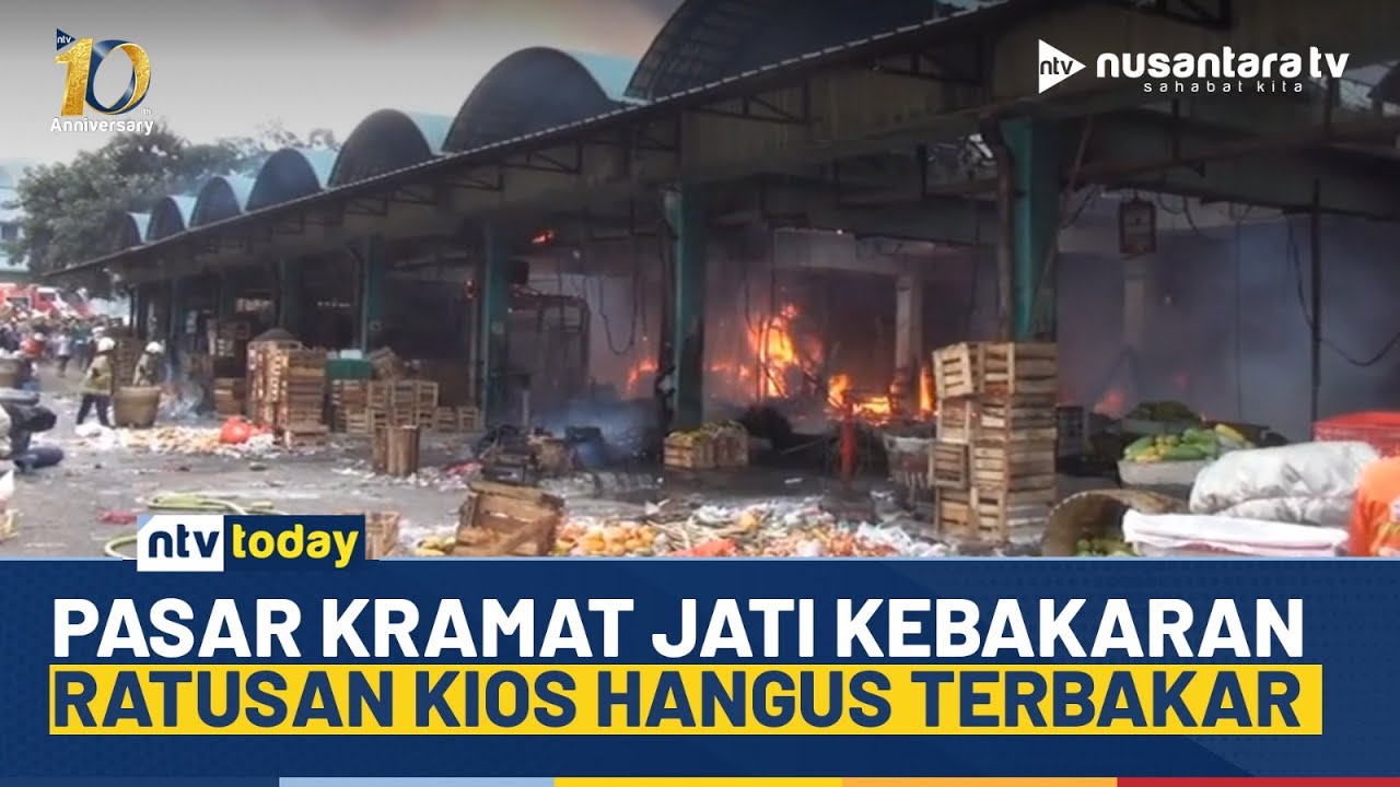 [LIVE] Pasar Kramat Jati Kebakaran, Ratusan Kios Hangus Terbakar | NTV TODAY