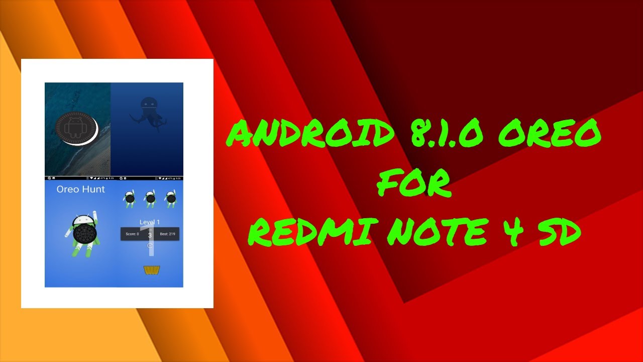 Android Oreo 8.1.0 For Xiaomi Redmi Note 4  Snapdragon OmniRom [BETA] 😍😘