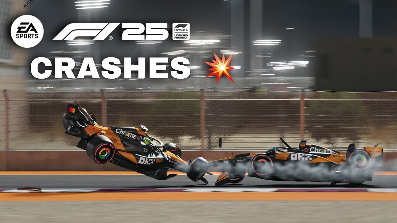 F1 25 REALISTIC CRASH COMPILATION 💥 (DAMAGE MOD #23)