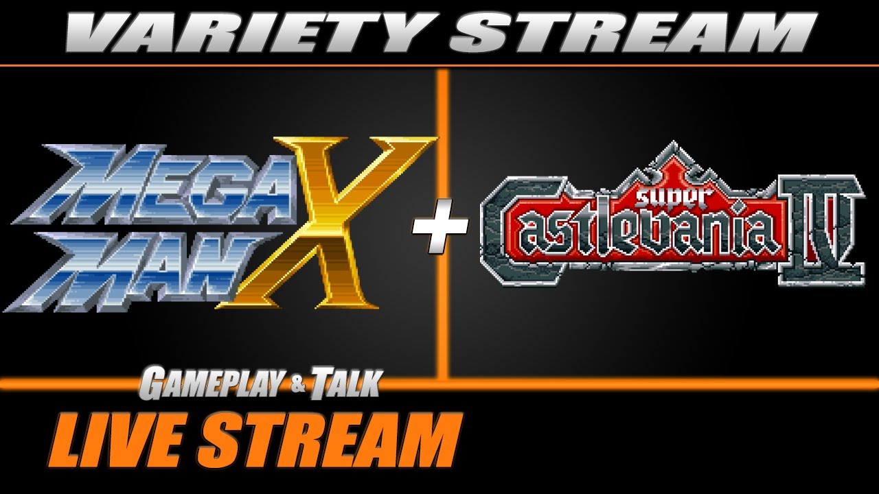 Mega Man X & Super Castlevania IV - Full Playthroughs | Gameplay and Talk Live Stream #456