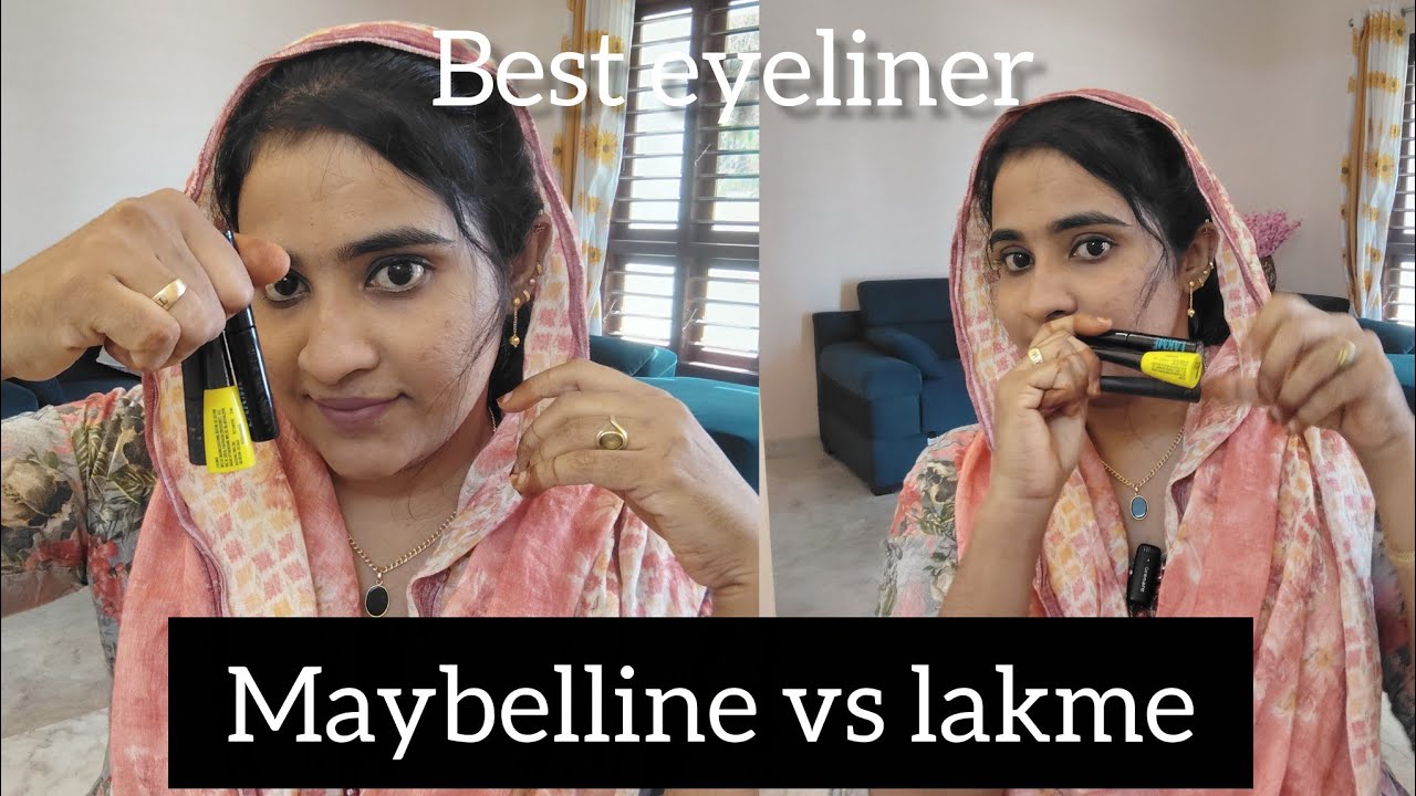 Best Eyeliner Test ✨ Maybelline vs Lakme | Honest Review