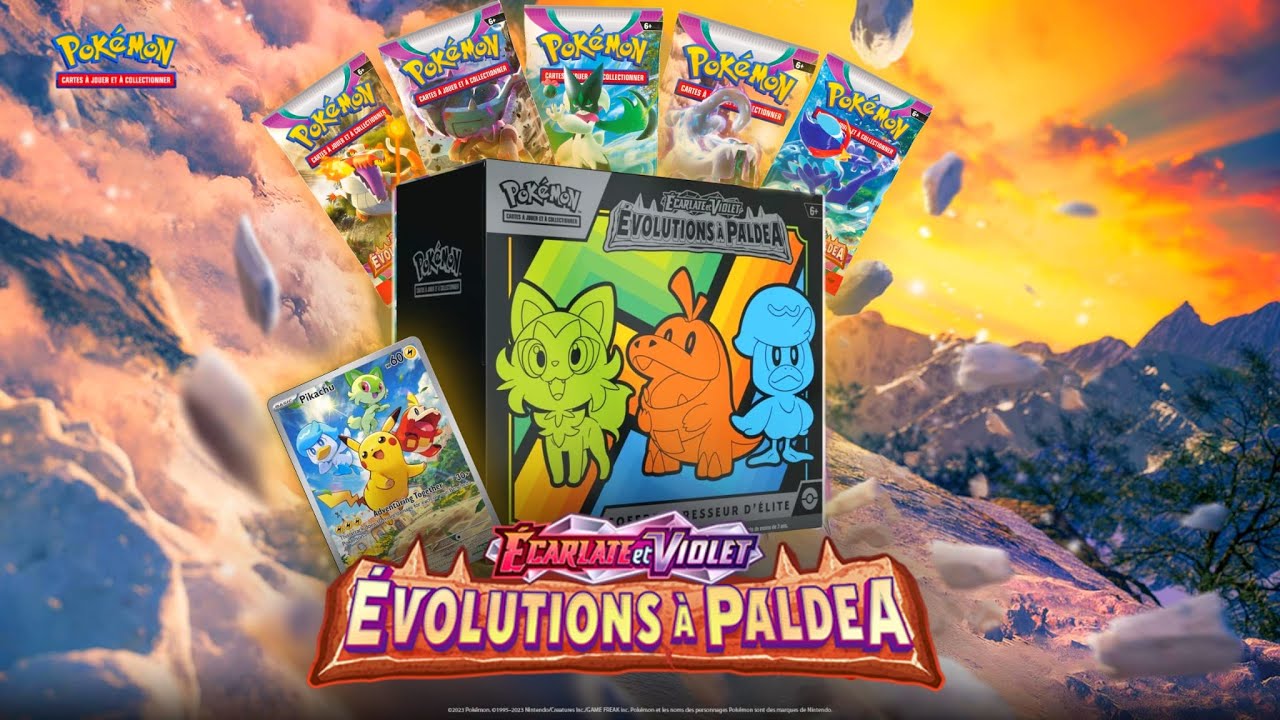🔥UNE CARTE INCROYABLE (ET LE POKEMON LE PLUS MOCHE DU MONDE) 🔥 OUVERTURE ETB ÉVOLUTIONS A PALDEA