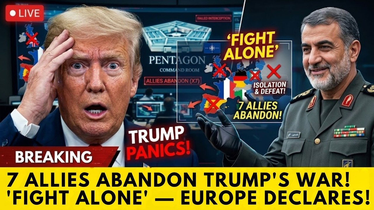 Срочная новость: 7 союзников отказались от войны Трампа — Европа заявляет: «Воюйте в одиночку» — ...