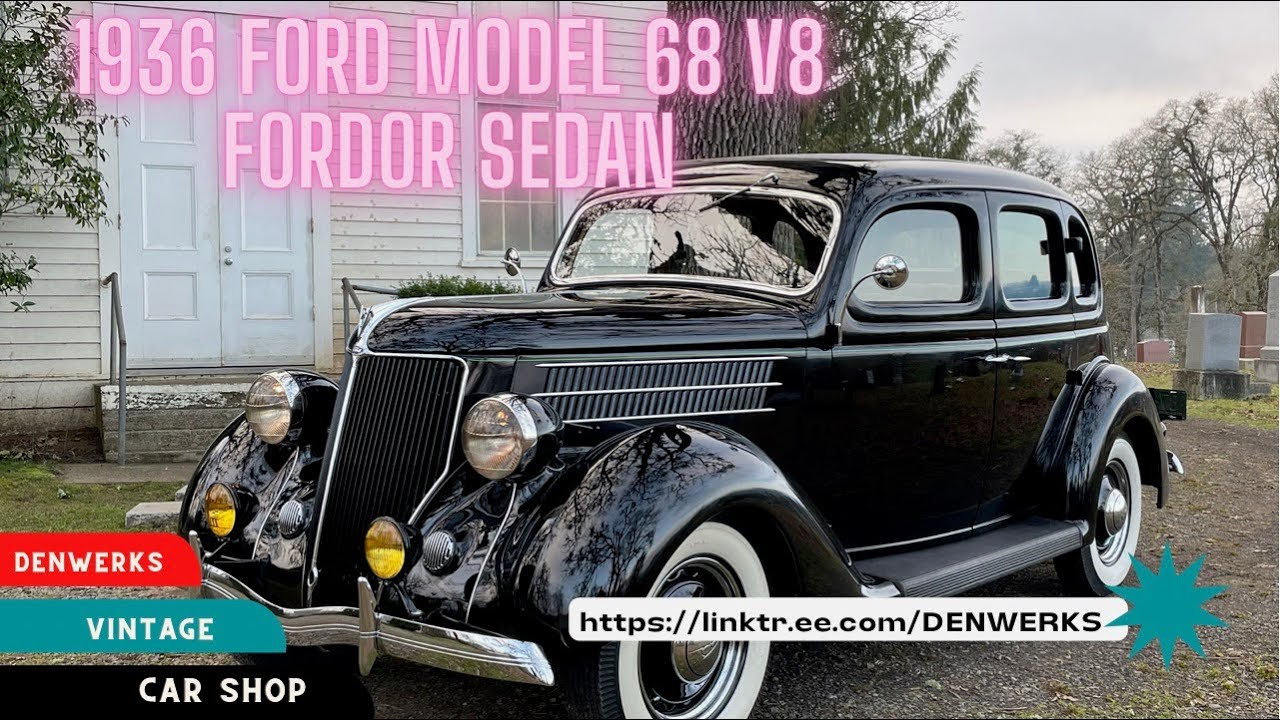 1936 Ford Model 68 V8 Fordor Touring Sedan * DENWERKS * Bring a Trailer * No Reserve Auction