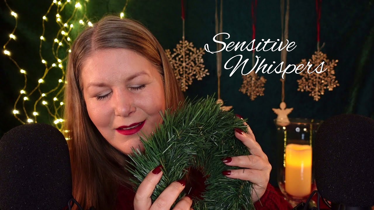 ASMR ☆ X-MAS Trigger ☆ Sensitive Whispers ☆ Inaudible Whispering ☆ Deutsch