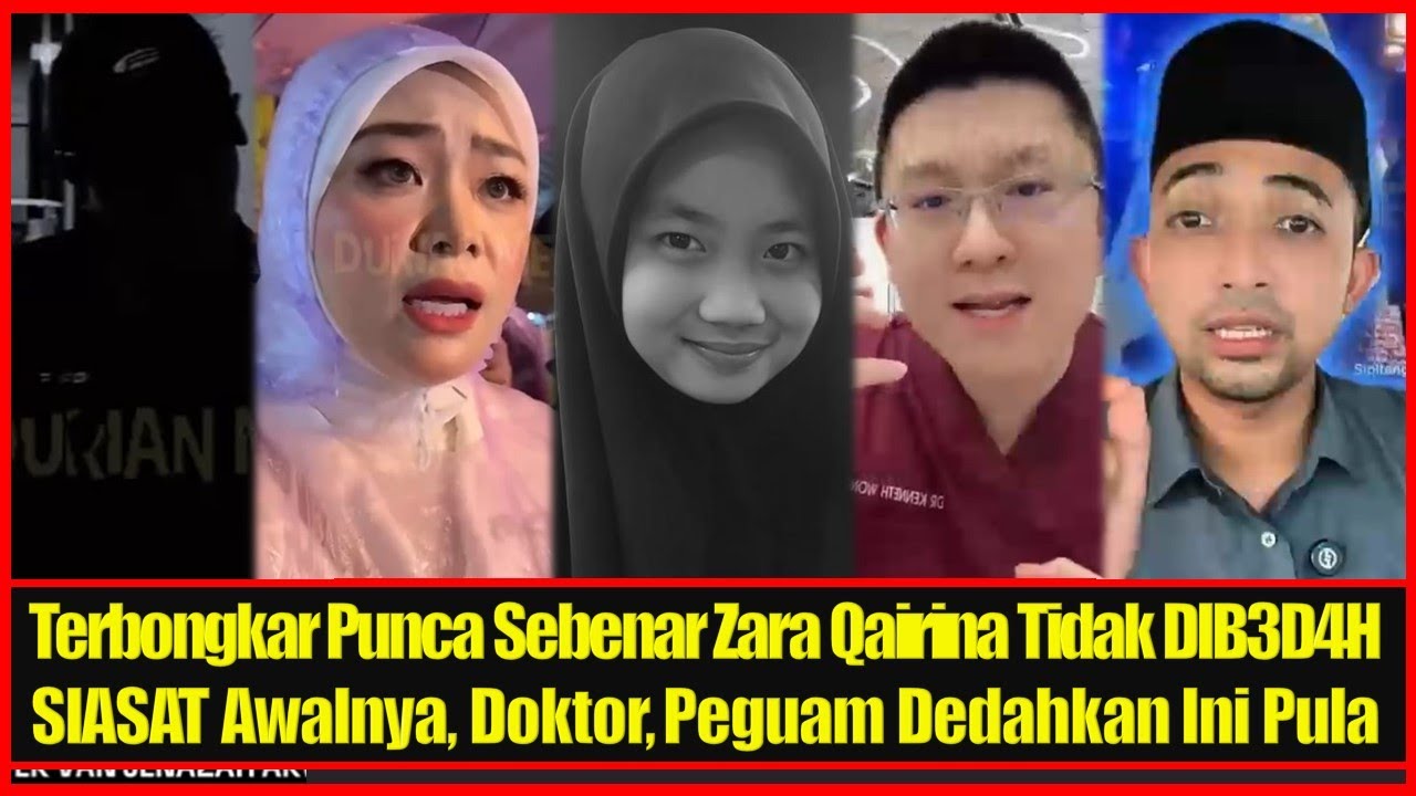 Terbongkar Punca Sebenar Zara Qairina Tidak DIB3D4H SlASAT Awalnya, Doktor, Peguam Dedahkan Ini Pula