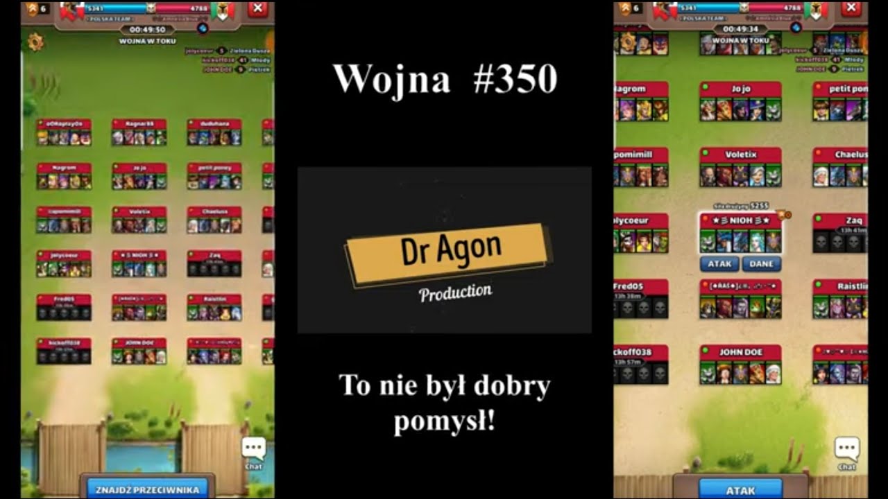 Wojna #350 - to nie był dobry pomysł  - Empires & Puzzles by Dr Agon
