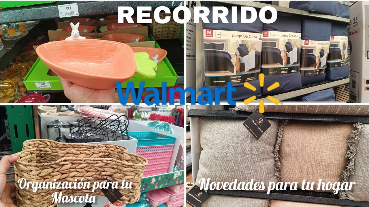 RECORRIDO EN WALMART  NOVEDADES PARA TU HOGAR.
